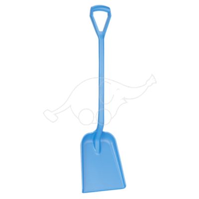 Vikan shovel, Metal Detectable, D Grip 271x 1040 mm, blue
