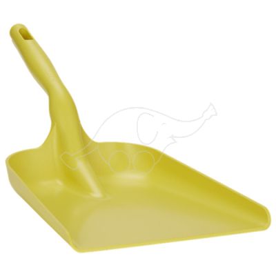 Vikan hand shovel 550mm blade 271mm, metal det., yellow
