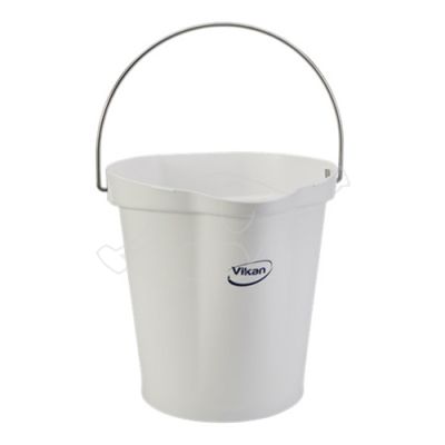 Vikan bucket 12L,  White