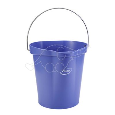 Vikan bucket 12L,  purple