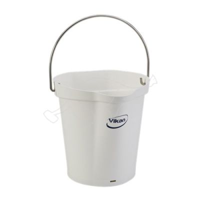 Vikan bucket 6L white