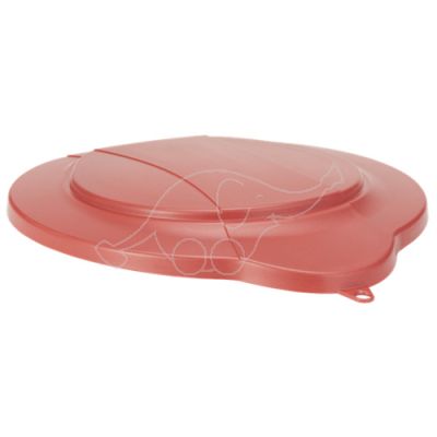 Vikan lid for 12L bucket 5694 metal detectable, red