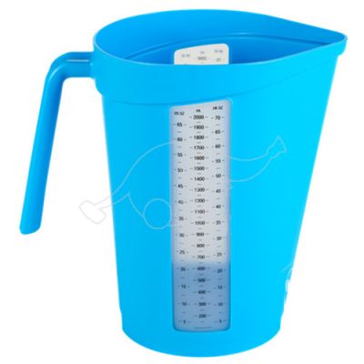 Measuring jug, 2 Litre, blue