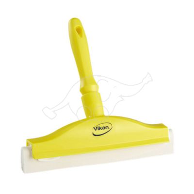 Hand squeegee 2C w.black rubber 250mm yellow