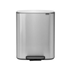 Brabantia BO prügikast 60L, Matt roostevaba FPP