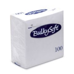 BulkySoft salvrätik 24x24cm 2-kih. 1/4 valge 2000 tk/kast