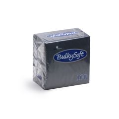 BulkySoft salvrätik 24x24cm 2-kih. must 2000 tk/kast