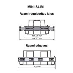 Longopac Flex Mini Slim W280xD400 mm