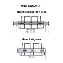 Longopac Flex Mini Square W360xD350mm
