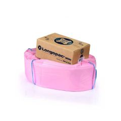 Prügikott Longopac Mini Strong ESD 45m roosa