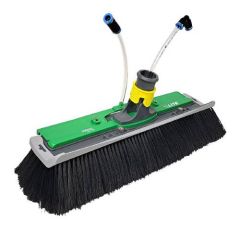 Unger nLITE fassaadihari 41cm kaarjas loputusservaga, must
