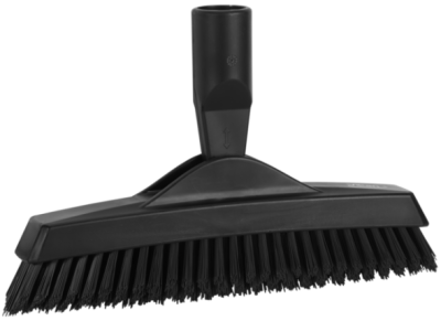 Vikan crevice scrub 225mm very hard, black
