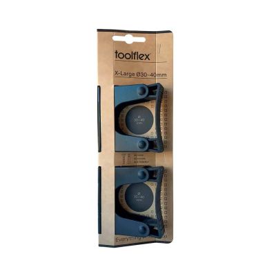 Toolflex varrehoidja 30-40mm, 2tk/pakis, must