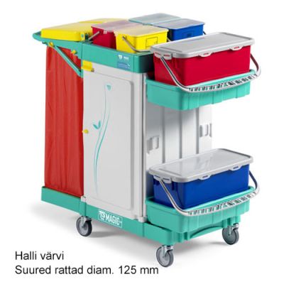 Käru Magic System 700 Safety HALL 125mm rattad