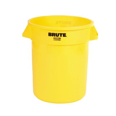 Container Brute round 76L Rubbermaid, yellow