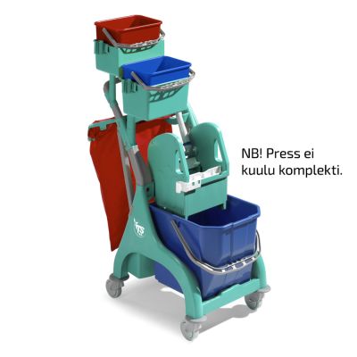 Koristuskäru Nick Plus 30 25L ilma pressita