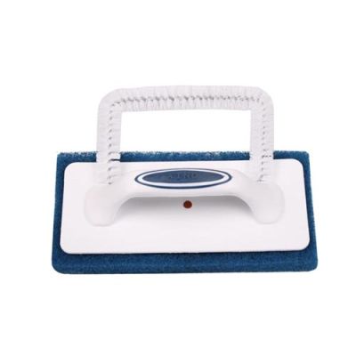 Rubbing plate  for sauna with handle +blue doodlebug