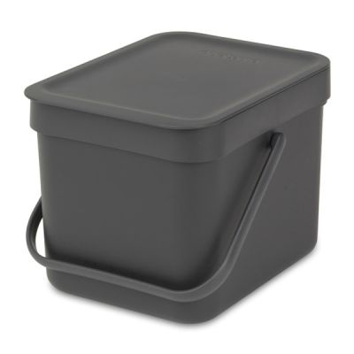 Brabantia Dust bin 6L Sort & Go, dark grey