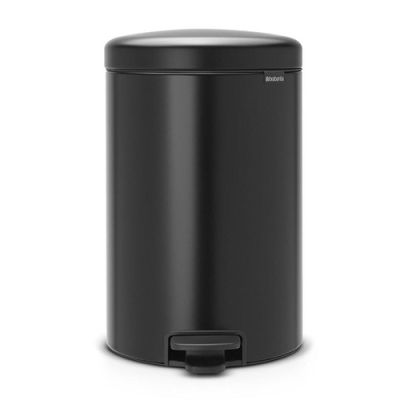Brabantia prügikast Newicon 20L pedaaliga, must matt