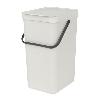 Brabantia Dust bin Sort & Go 16L, light grey
