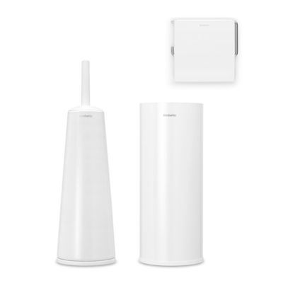 Brabantia toilet set 3pcs, white