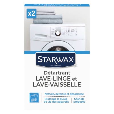 Starwax nõude-ja pesumasinate puhastuspulber 2x75g