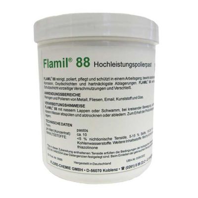Paste polish Flamil 88 650g for metal and other surfaces