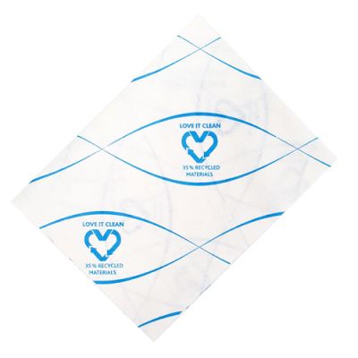 Vileda r-MicronSolo microcloth 100pc white/blue 30x40cm