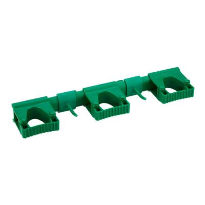 Vikan Hi-Flex varrehoidja süsteem seinale 3+2, 420mm, roheli