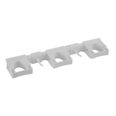 Vikan Hi-Flex varrehoidja süsteem seinale 3+2, 420mm,valge