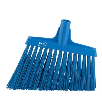 Vikan Broom angle cut 290mm very hard, blue