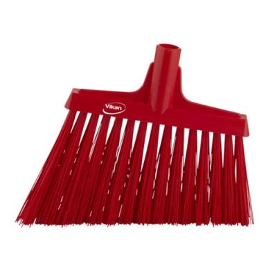 Vikan Broom angle cut 290mm very hard, red