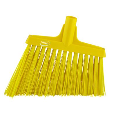 Vikan Broom angle cut 290mm very hard, yellow