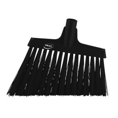Vikan Broom angle cut 290mm very hard, black