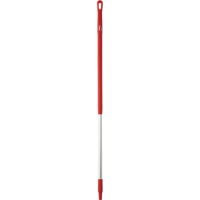 Vikan ergonomic aluminium handle 1300mm red