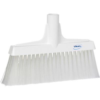 Vikan Soft/hard Lobby broom 260mm, white