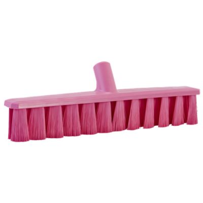 Vikan UST Broom, 400mm, Soft, pink