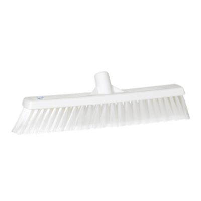 Vikan soft/split floor broom 410mm white