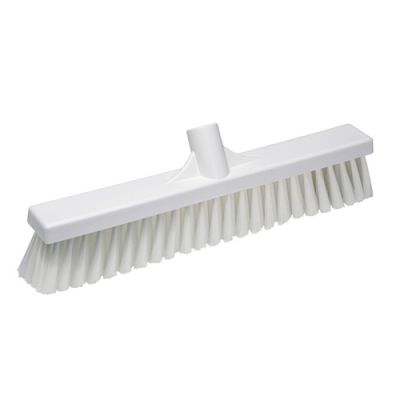 Vikan soft floor broom 410mm, white
