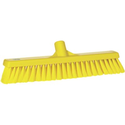 Vikan soft floor broom 410mm, yellow