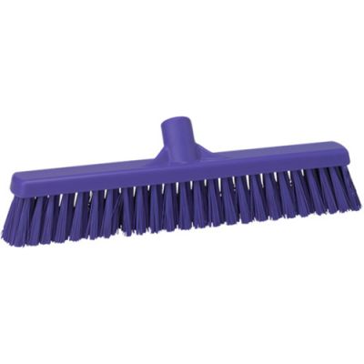Vikan soft floor broom 410mm, purple