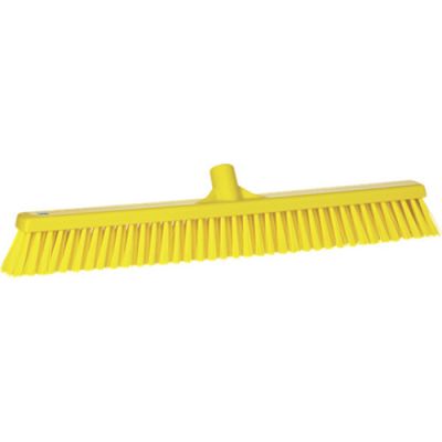 Vikan Soft/stiff floor broom 610mm, yellow