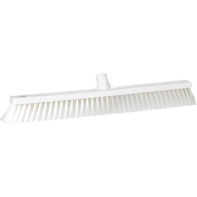 Vikan soft floor broom 610mm, white
