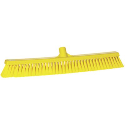 Vikan soft floor broom 610mm,  yellow