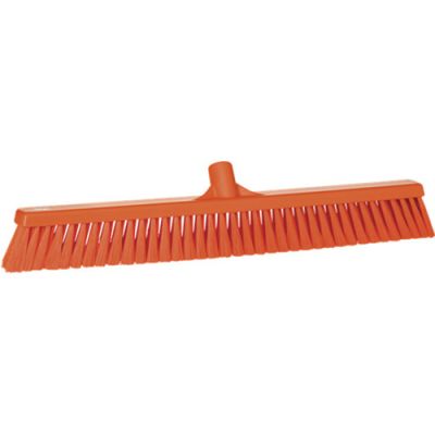 Vikan soft floor broom 610mm,  orange
