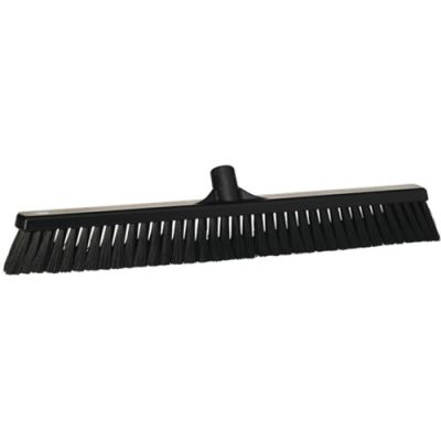 Vikan soft floor broom 610mm, black