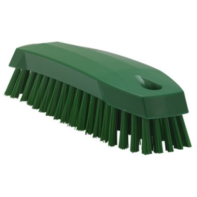Vikan hand scrub brush 170mm medium, green