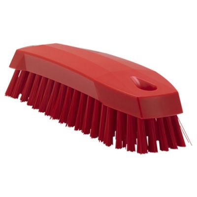 Vikan hand scrub brush 170mm medium,  red