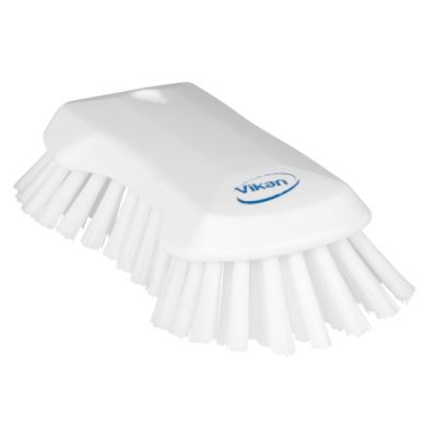 Vikan XL Hand Brush, 230mm, Very Hard, White