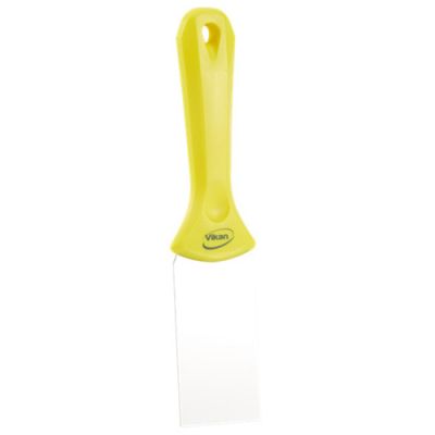 Vikan hand scraper w/Stainless Steel Blade, 50mm yellow